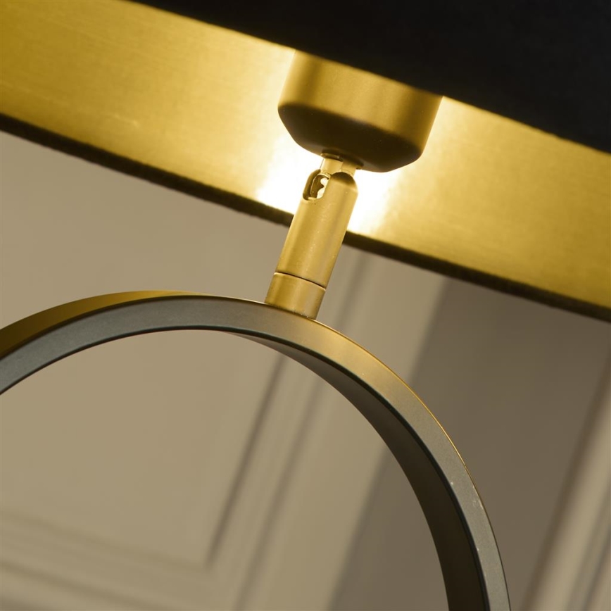 Searchlight - Stojací lampa MODISH 1xE27/60W/230V černá