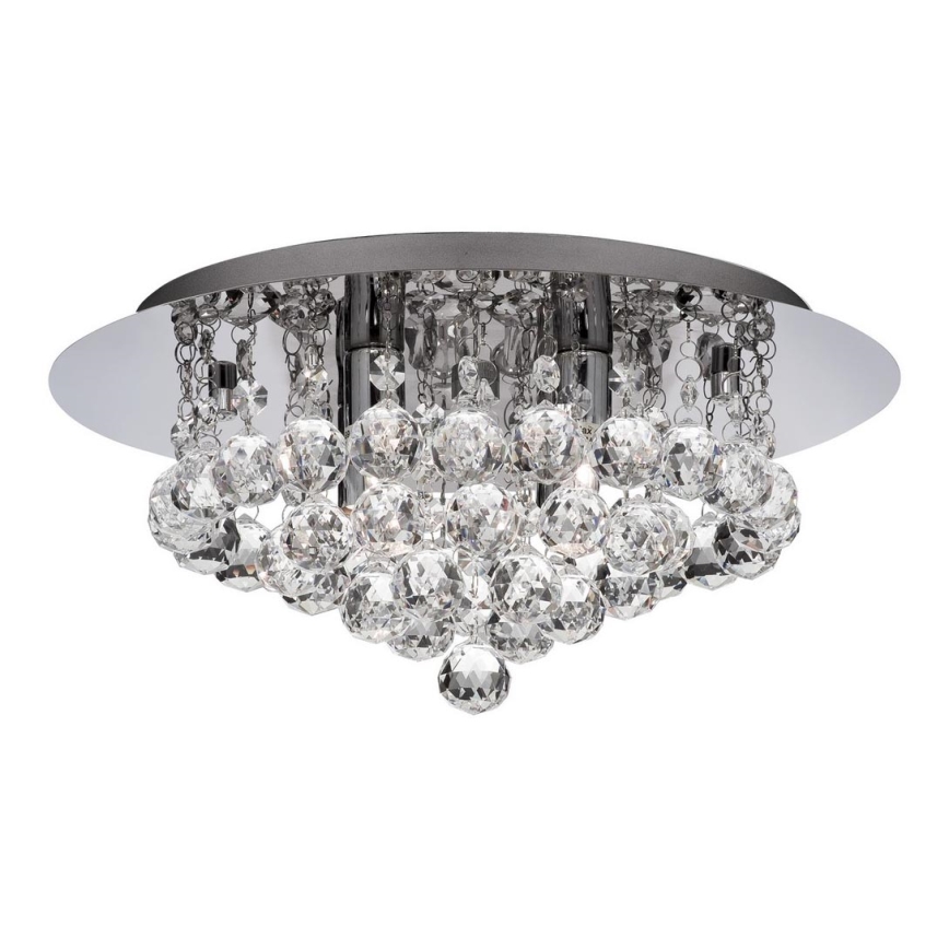 Searchlight - LED Křišťálové stropní svítidlo BATH 4xLED/3W/230V
