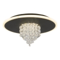 Searchlight - LED Stmívatelné stropní svítidlo DELUGE LED/20W/230V pr. 31,5 cm černá