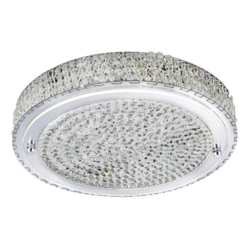 Searchlight - LED Stropní svítidlo FLUSH LED/24W/230V pr. 40 cm chrom