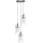 Searchlight - Lustr na lanku DUO 3xE14/60W/230V matný chrom