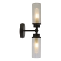 Searchlight - Nástěnné svítidlo IMPERIAL 2xG9/33W/230V černá