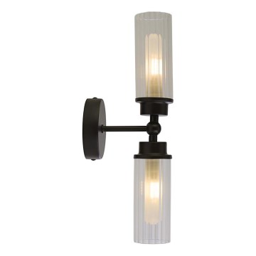Searchlight - Nástěnné svítidlo IMPERIAL 2xG9/33W/230V černá
