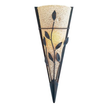 Searchlight - Nástěnné svítidlo WALL 1xR7s/80W/230V mosaz