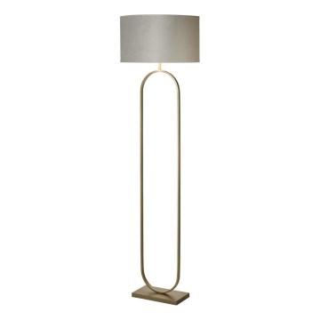 Searchlight - Stojací lampa MODISH 1xE27/60W/230V šedá