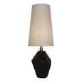 Searchlight - Stolní lampa APEX 1xE27/60W/230V černá/šedá