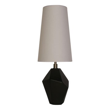 Searchlight - Stolní lampa APEX 1xE27/60W/230V černá/šedá