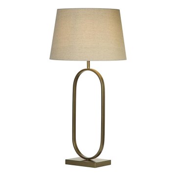 Searchlight - Stolní lampa MODISH 1xE27/60W/230V krémová