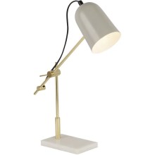 Searchlight - Stolní lampa ODYSSEY 1xE14/60W/230V šedá