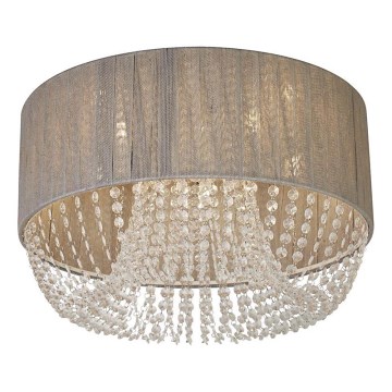 Searchlight - Stropní svítidlo BELLANO 5xG9/7W/230V pr. 50 cm šedá