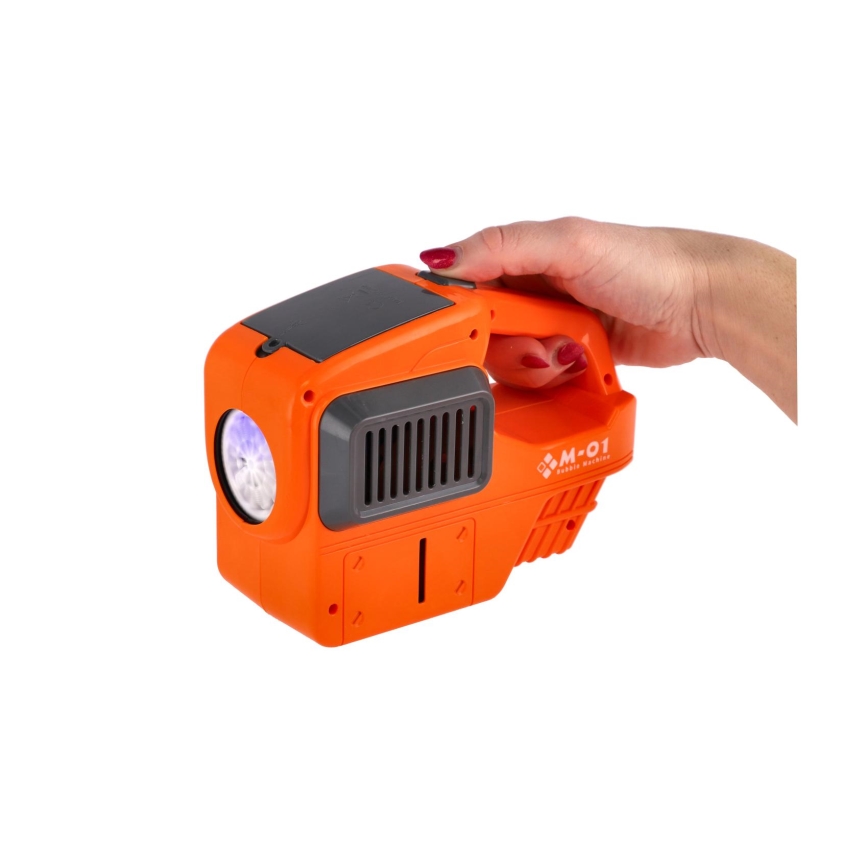 Sekačka s bublifukem a světlem 4xAA