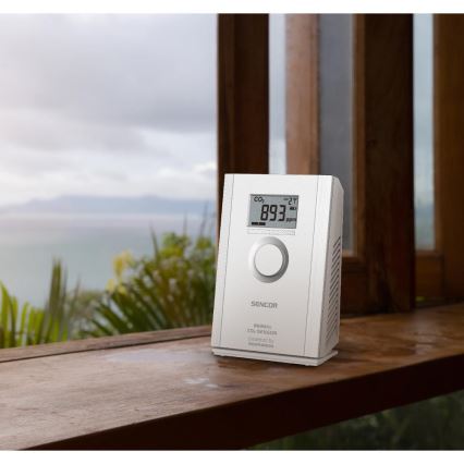 Sencor - Bezdrátový senzor oxidu uhličitého 5V/3xAA 2000 mAh