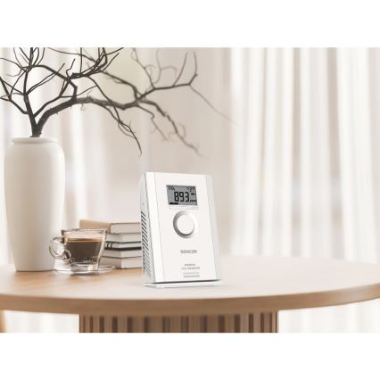 Sencor - Bezdrátový senzor oxidu uhličitého 5V/3xAA 2000 mAh