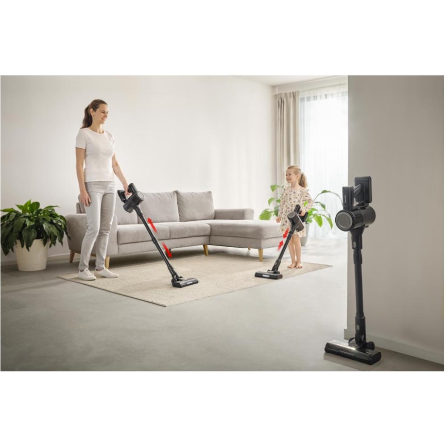 Sencor - Bezdrátový tyčový vysavač 2v1 200W/2600 mAh černá