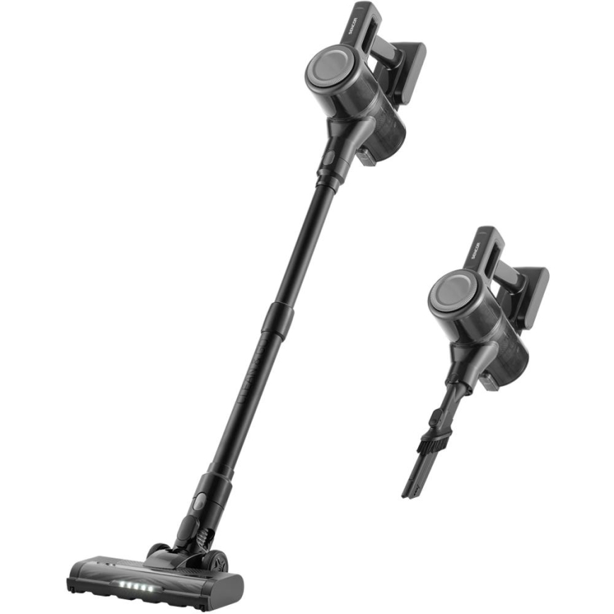 Sencor - Bezdrátový tyčový vysavač 2v1 200W/2600 mAh černá