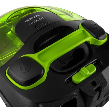 Sencor - Bezsáčkový vysavač 1,5 l 890W/230V zelená/černá