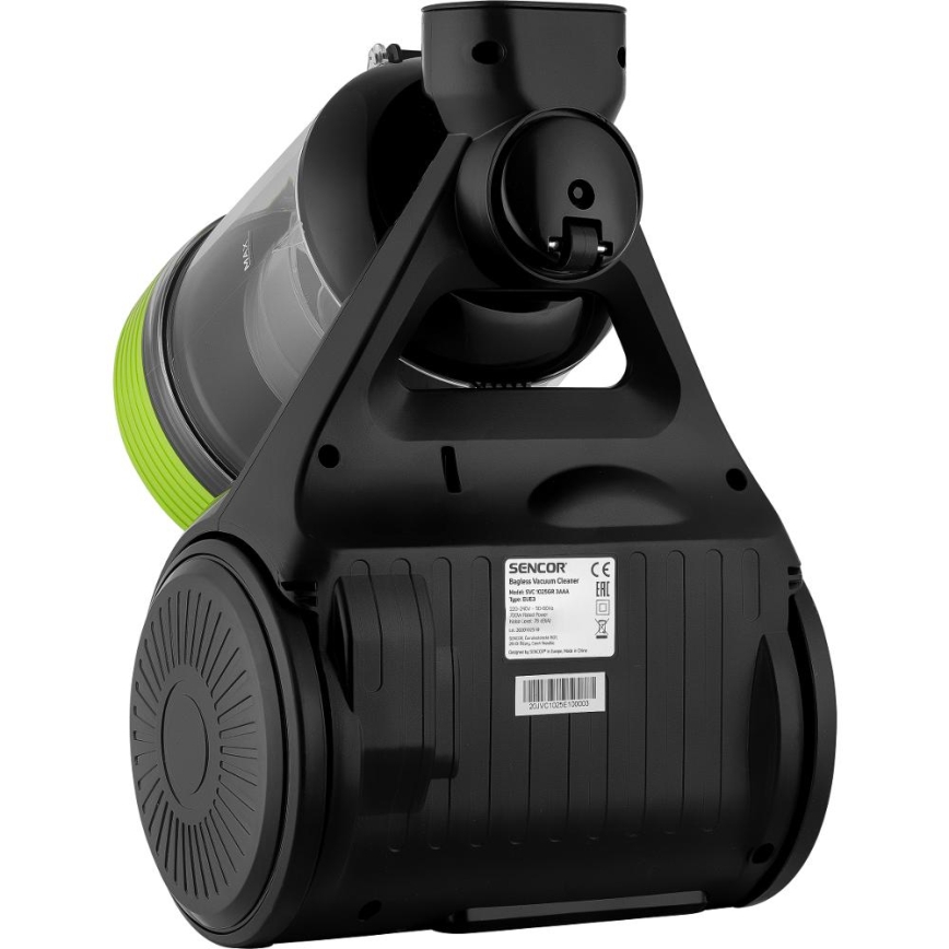 Sencor - Bezsáčkový vysavač 2 l 700W/230V černá/zelená