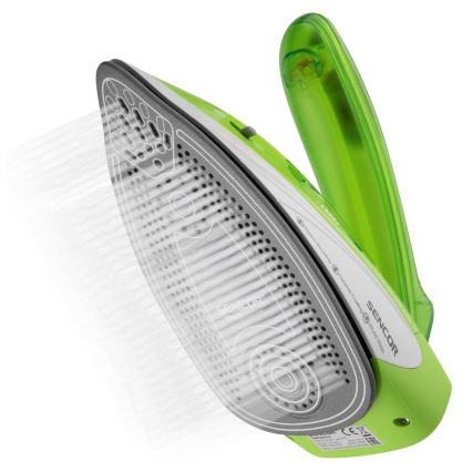 Sencor - Cestovní napařovací žehlička 1100W/115V/230V zelená