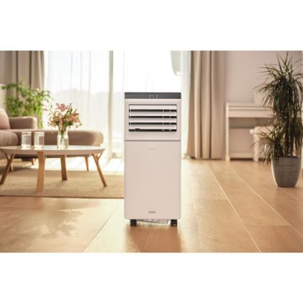 Sencor - Chytrá mobilní klimatizace 3v1 včetně kompletního příslušenství 1020W/230V 10000 BTU Wi-Fi bílá + dálkové ovládání