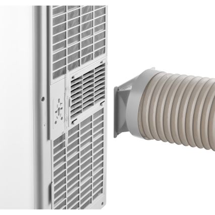 Sencor - Chytrá mobilní klimatizace 3v1 včetně kompletního příslušenství 1020W/230V 10000 BTU Wi-Fi bílá + dálkové ovládání