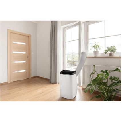 Sencor - Chytrá mobilní klimatizace 4v1 včetně kompletního příslušenství 1750W/230V 18000 BTU Wi-Fi bílá + dálkové ovládání