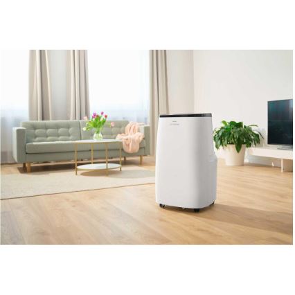 Sencor - Chytrá mobilní klimatizace 4v1 včetně kompletního příslušenství 1750W/230V 18000 BTU Wi-Fi bílá + dálkové ovládání