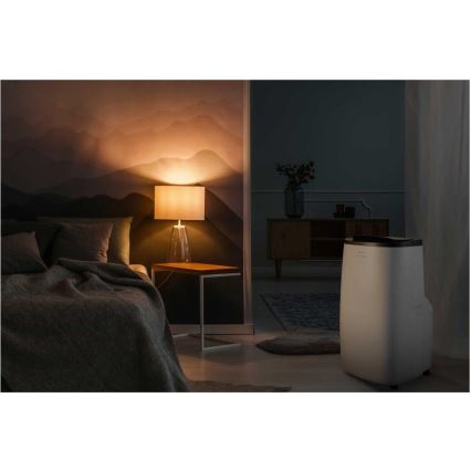 Sencor - Chytrá mobilní klimatizace 4v1 včetně kompletního příslušenství 1750W/230V 18000 BTU Wi-Fi bílá + dálkové ovládání