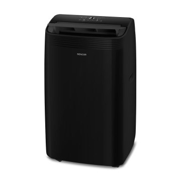 Sencor - Chytrá mobilní klimatizace včetně kompletního příslušenství 900W/230V 9000 BTU Wi-Fi černá + dálkové ovládání