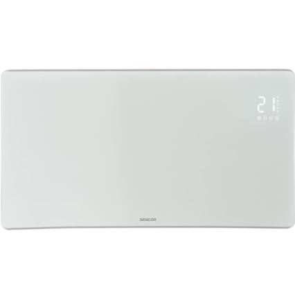 Sencor - Chytrý elektrický přímotop/konvektor 1200/2400W/230V IP24 Wi-Fi bílá