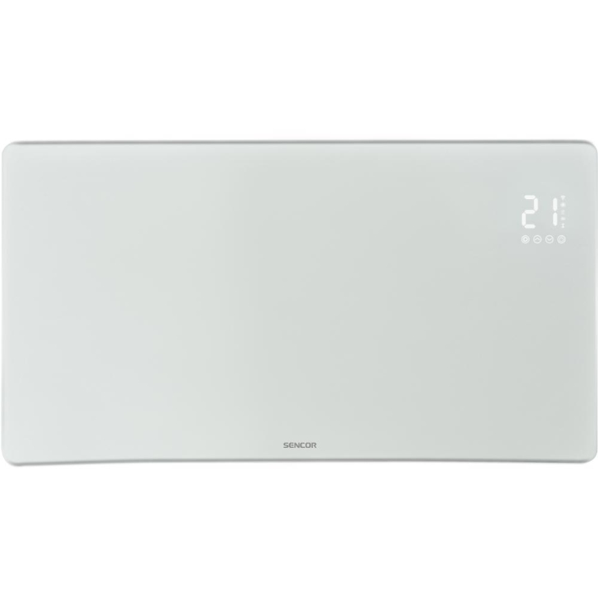 Sencor - Chytrý elektrický přímotop/konvektor 1200/2400W/230V IP24 Wi-Fi bílá