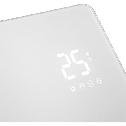Sencor - Chytrý elektrický přímotop/konvektor 1200/2400W/230V IP24 Wi-Fi bílá
