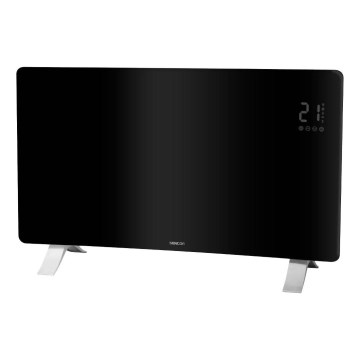 Sencor - Chytrý elektrický přímotop/konvektor 1200/2400W/230V IP24 Wi-Fi černá
