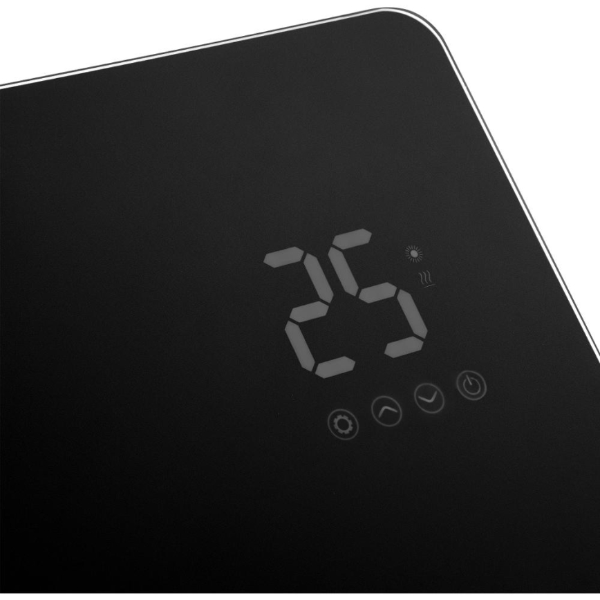 Sencor - Chytrý elektrický přímotop/konvektor 1200/2400W/230V IP24 Wi-Fi černá