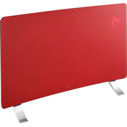Sencor - Chytrý elektrický přímotop/konvektor 1200/2400W/230V IP24 Wi-Fi červená