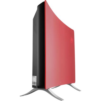 Sencor - Chytrý elektrický přímotop/konvektor 1200/2400W/230V IP24 Wi-Fi červená
