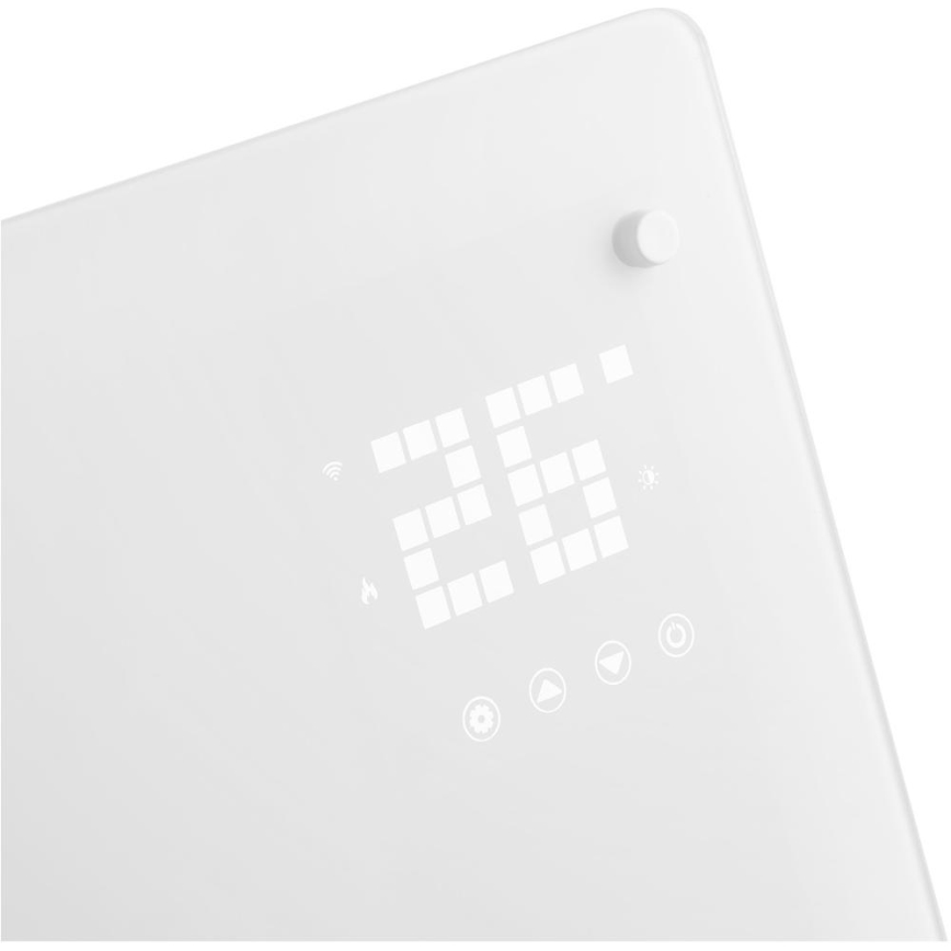 Sencor - Chytrý elektrický přímotop/konvektor 2000W/230V IP24 Wi-Fi bílá + dálkové ovládání