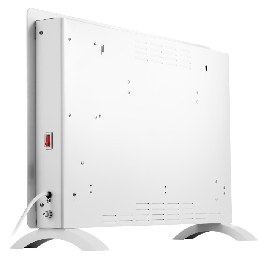Sencor - Chytrý elektrický přímotop/konvektor 2000W/230V IP24 Wi-Fi bílá + dálkové ovládání