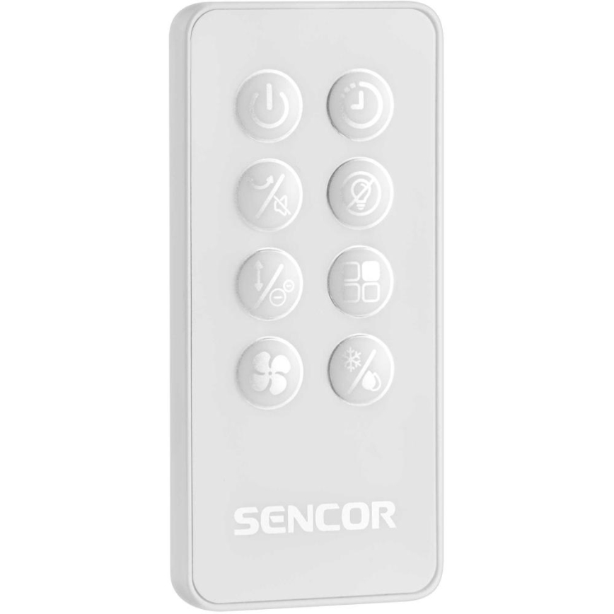 Sencor - Chytrý mobilní ochlazovač vzduchu 60W/230V Wi-Fi bílá + dálkové ovládání