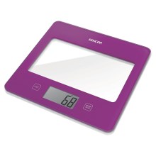 Sencor - Digitální kuchyňská váha 1xCR2032 fialová