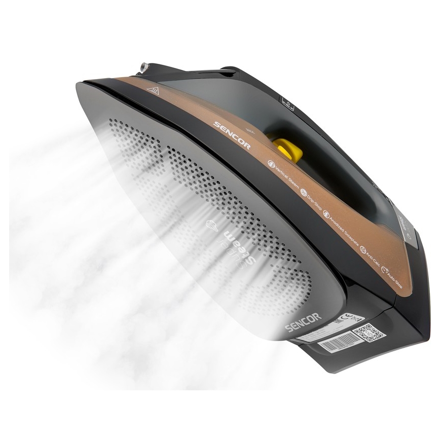 Sencor - Digitální napařovací žehlička 3100W/230V hnědá/černá