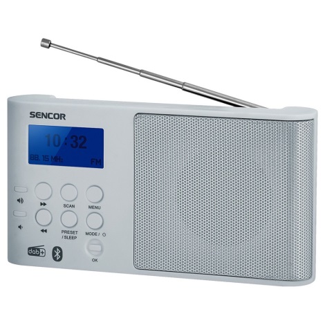Sencor - Digitální rádio DAB+ 1000 mAh