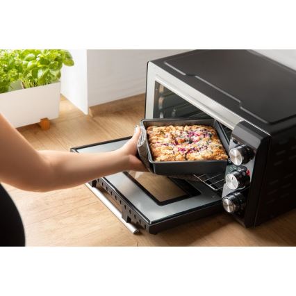 Sencor - Elektrická trouba 20 l 1650W/230V černá