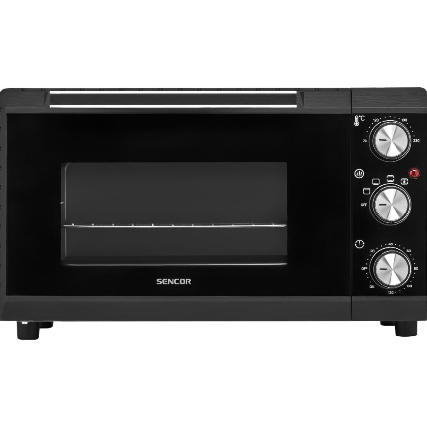 Sencor - Elektrická trouba 20 l 1650W/230V černá
