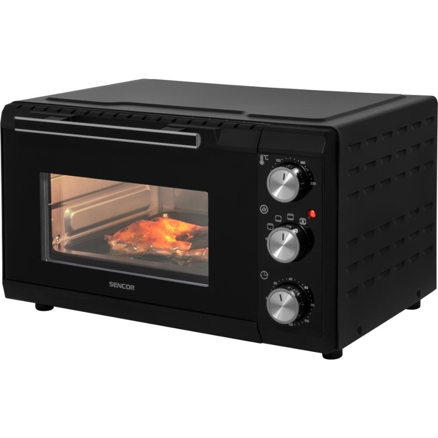 Sencor - Elektrická trouba 20 l 1650W/230V černá