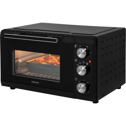 Sencor - Elektrická trouba 20 l 1650W/230V černá