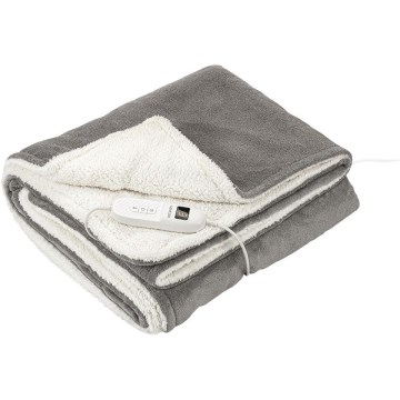 Sencor - Elektrická vyhřívací deka 160W/230V 180x130 cm šedá
