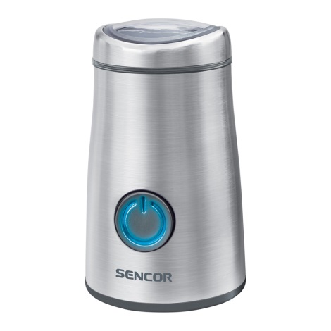 Sencor - Elektrický mlýnek na zrnkovou kávu 50 g 150W/230V nerez