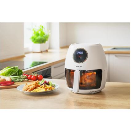 Sencor - Horkovzdušná fritéza 3,5 l 1300W/230V bílá