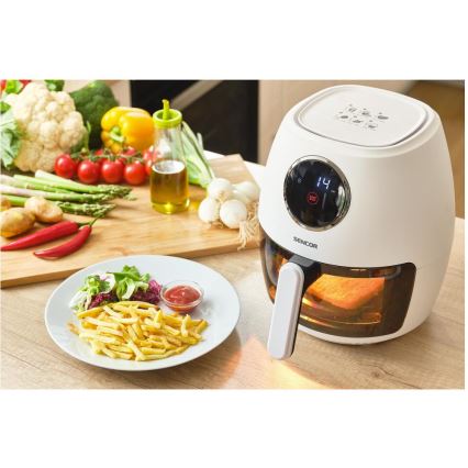 Sencor - Horkovzdušná fritéza 3,5 l 1300W/230V bílá