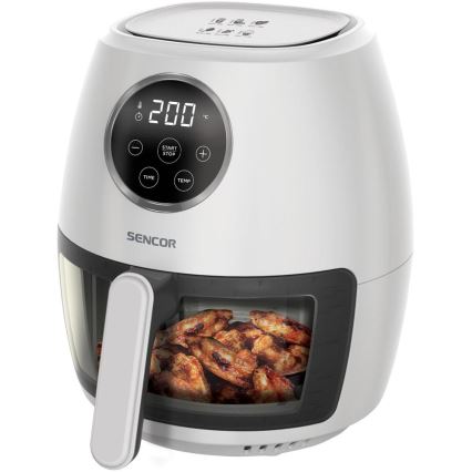 Sencor - Horkovzdušná fritéza 3,5 l 1300W/230V bílá